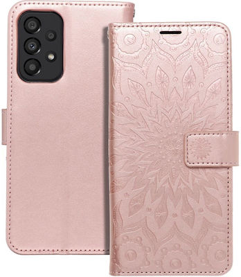 Forcell Mezzo Synthetic Leather Wallet Mandala Rose (Galaxy A33 5G)