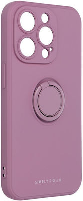 Roar Amber Silicone Back Cover Purple (iPhone 14 Pro)