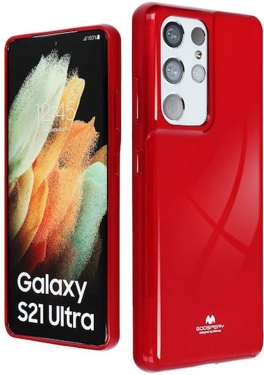 Mercury iJelly Back Cover Σιλικόνης Κόκκινο (iPhone 14 Pro Max)