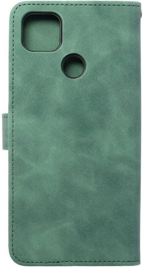 Forcell Mezzo Buchen Sie Synthetisches Leder mit Band Christmas Tree Green (Redmi 9C)