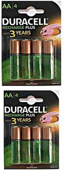 Duracell Wiederaufladbare Batterien AA Ni-MH 1300mAh 4Stück