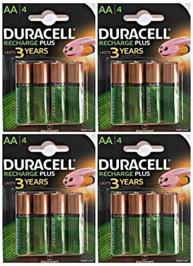 Duracell Wiederaufladbare Batterien AA Ni-MH 1300mAh 4Stück
