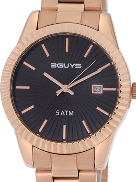 3Guys Watch Battery with Metal Bracelet