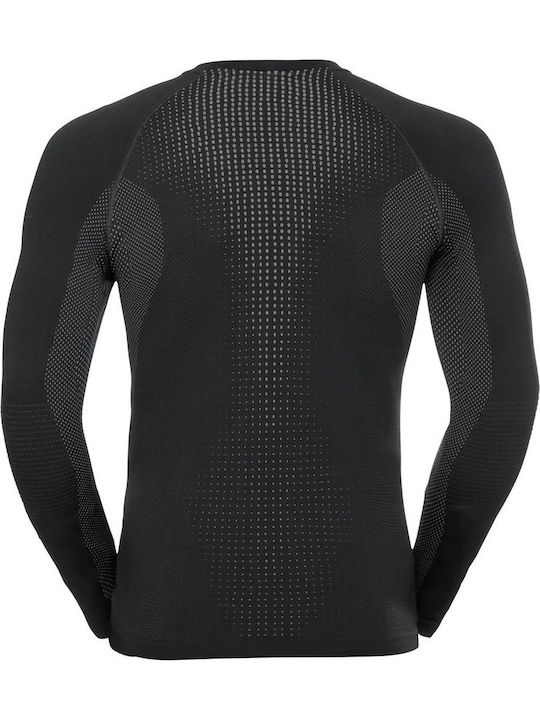 Odlo Performance Warm Ισοθερμική Μπλούζα Μαύρη
