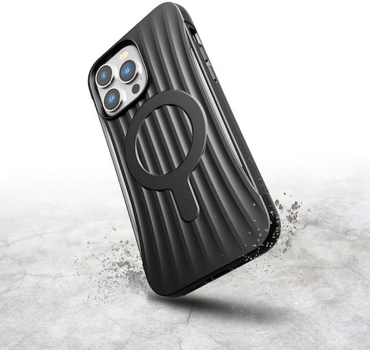 X-Doria Raptic Clutch MagSafe Back Cover Πλαστικό / Σιλικόνης 2mm Μαύρο (iPhone 14 Pro Max)