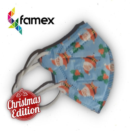 Famex Kids Mask FFP2 NR Protective Mask FFP2 Kids Christmas Edition 10pcs
