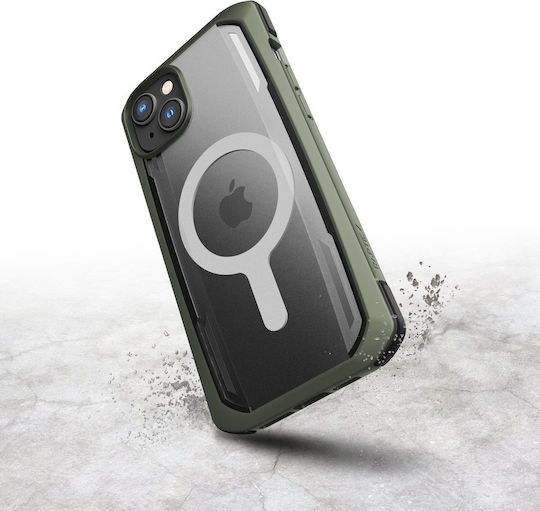 Raptic Secure Back Cover Πλαστικό / Σιλικόνης Πράσινο (iPhone 14 Pro Max)