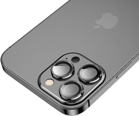 Hofi Camring PRO+ Kameraschutz Gehärtetes Glas Black für das iPhone 14 Pro / 14 Pro Max