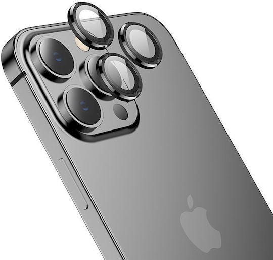 Hofi Camring PRO+ Kameraschutz Gehärtetes Glas Black für das iPhone 14 / 14 Plus