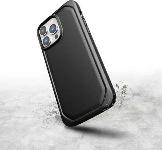 Raptic Slim Back Cover Πλαστικό / Σιλικόνης Μαύρο (iPhone 14 Pro Max)