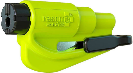 Resqme Car Emergency Hammer With Yellow Seatbelt Cutter