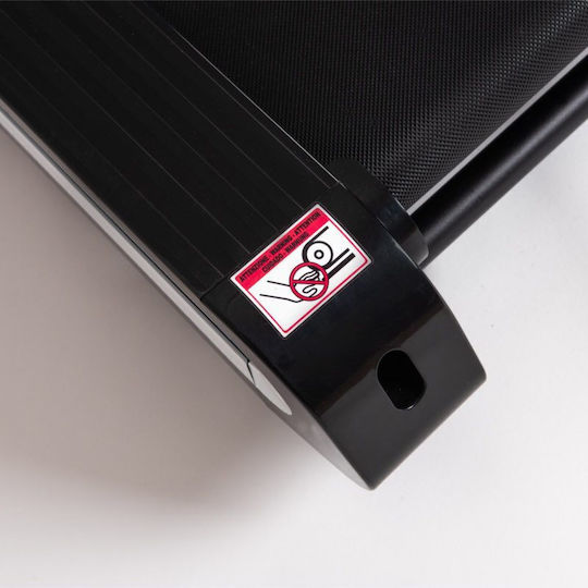 Toorx Mirage C-60 Slim Line 3hp Electric Foldable Treadmill for Users Up to 120kg Full Black