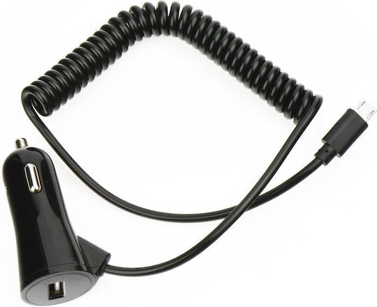 Blue Star Car Charger 3A with one Port: 1xUSB with Cable Micro-USB Black Color