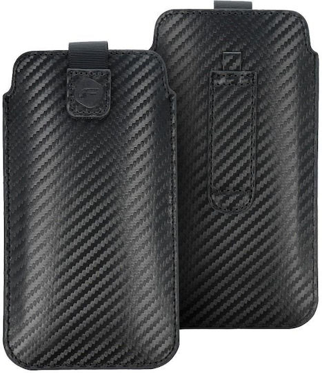 Forcell Pocket Carbon Case Size 17 Sock & Pouch Μαύρο
