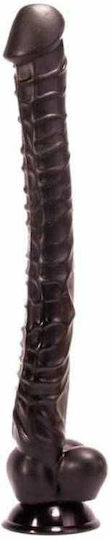 X-Men Jacob's Cock Ρεαλιστικό Dildo με Όρχεις και Βεντούζα Black 38cm