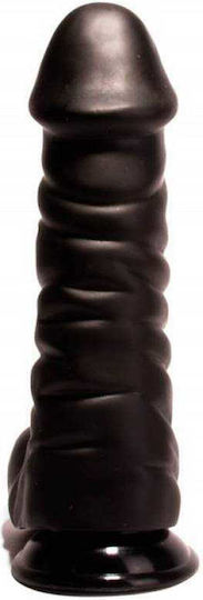 X-Men Oliver's Cock Ρεαλιστικό Dildo με Όρχεις και Βεντούζα Black 39cm