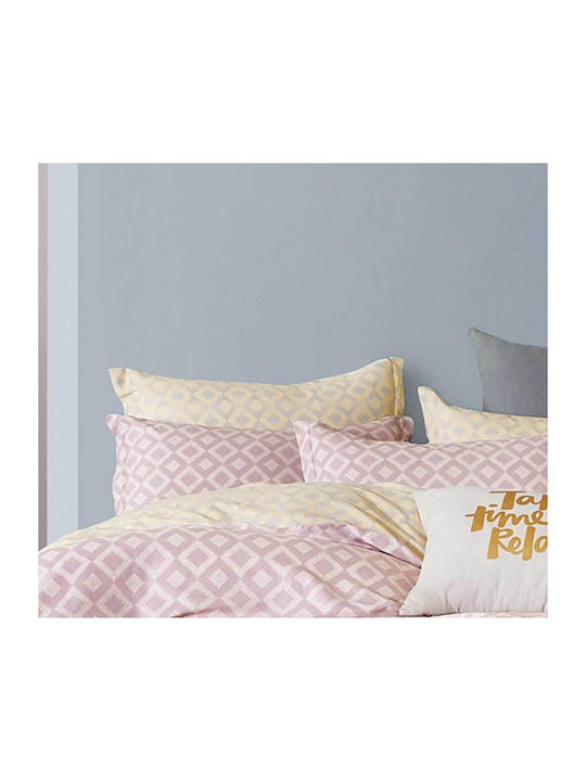 Palamaiki Sheet Sets Single 170x260cm. SD302 Pink 3pcs