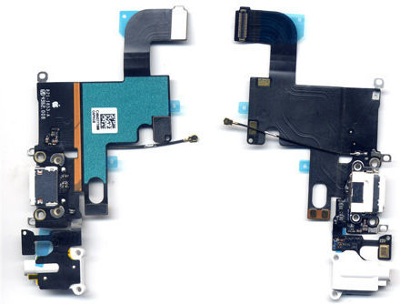 Flex Cable with Charging port in Gray colour for iPhone 6