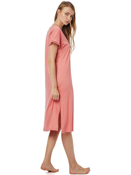 Minerva Summer Women's Nightdress Coral