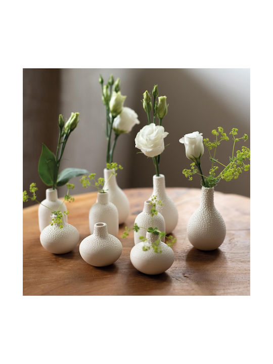 Raeder Διακοσμητικό Βάζο Porzellan White 5cm 3Stück