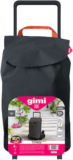Shopping Trolley Gray 41x35x93cm