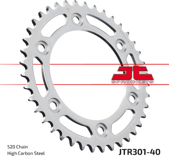 JT Sprockets Заден зъбен колело 40 зъба за Honda CRF 250L 2013-2016