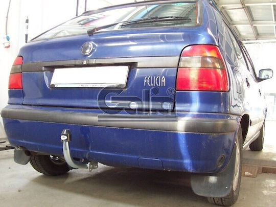 Galia Теглич за Автомобили Skoda Фелиция Хечбек 1995 - 2002 с болтове Максимално Тегло на Влечение 1000кг с винтове
