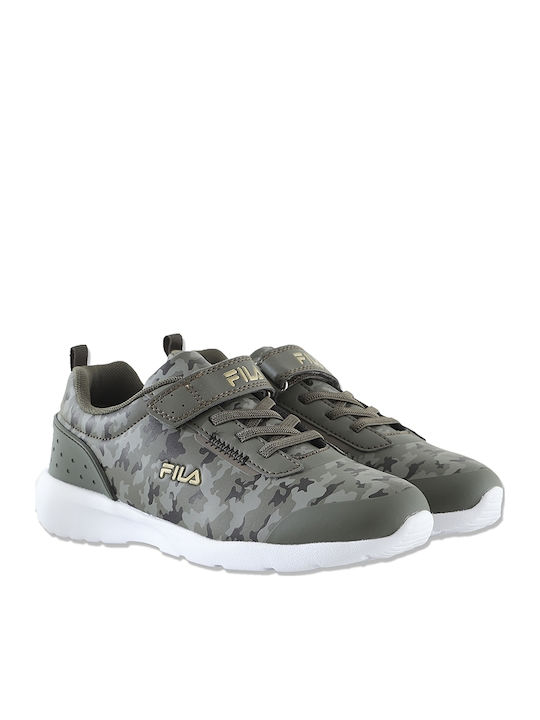 Campilio 2V Παιδικά Sneakers με Σκρατς Χακί
