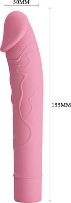 Pretty Love Vic Realistic Vibrator 15.5cm BI-014701-1 Soft Pink