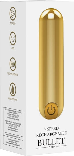 Shots 7 Speed Bullet Mini Δονητής Bullet 7.7cm Gold