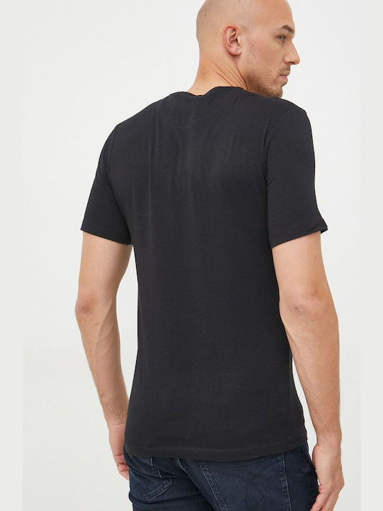 Guess Men's Short Sleeve T-shirt Black