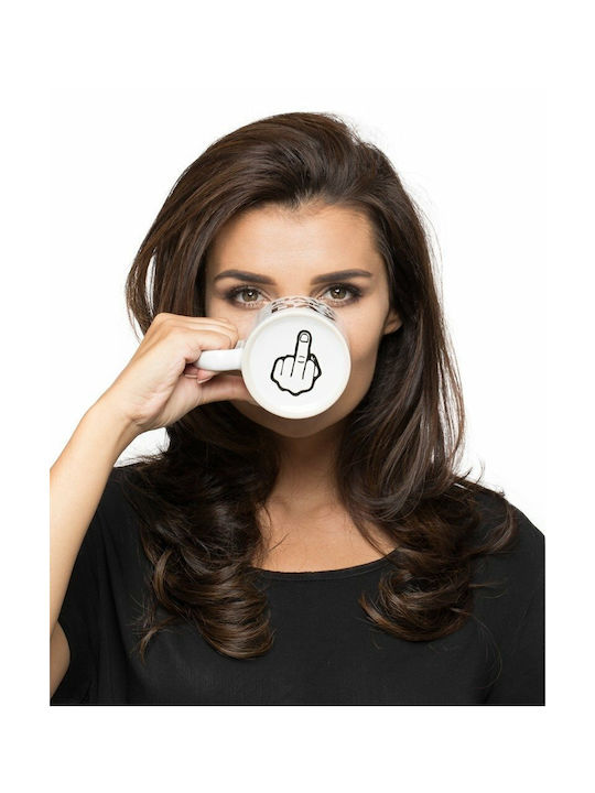 Gadget Master Have A Nice Day Becher Keramik Weiß 330ml