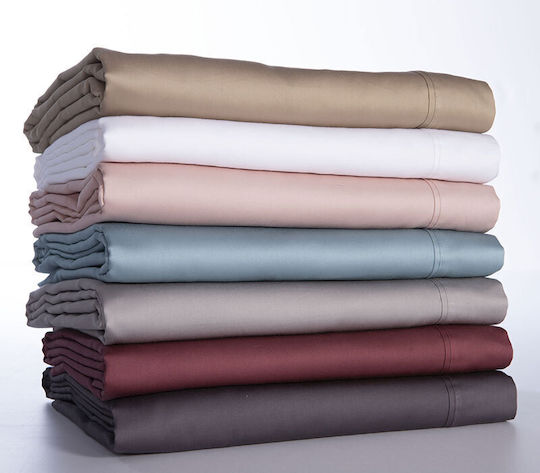 Nef-Nef Homeware Sheet Super-Double with Elastic 160x200+35cm. Elements Anthracite
