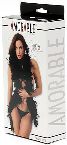 Rimba Amorable Flügel Boa 2m Sexy Πούπουλα Schwarz