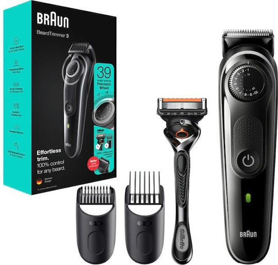 Braun Set Reîncărcabilă Mașină de Tuns Negru BT3342