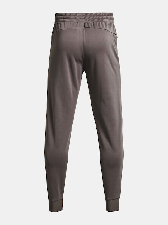 Sweatpants Glossy with Elastic Gray