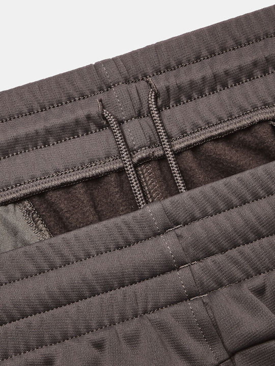 Sweatpants Glossy with Elastic Gray