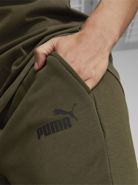 Sweatpants with Elastic Khaki