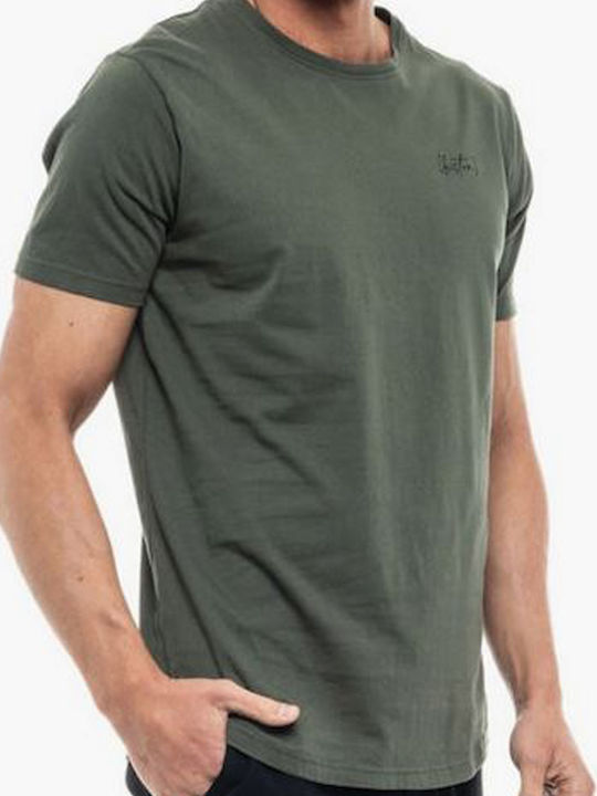 Biston Men's Short Sleeve T-shirt Khaki