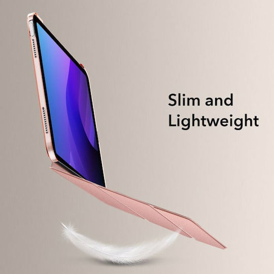 ESR Ascend Trifold Flip Cover Δερματίνης / Σιλικόνης Ροζ Χρυσό (iPad 2022 10.9'')