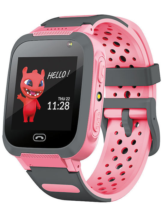 Maxlife Παιδικό Smartwatch 2G με Κάμερα Ροζ
