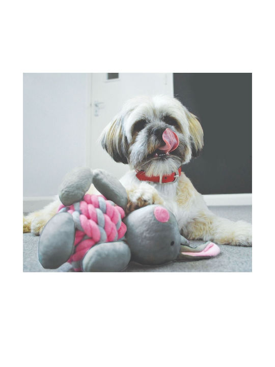 Happypet Knottie Bunny Plüschtier Welpen mit Geräusch Klein 20εκ. Rosa 37738