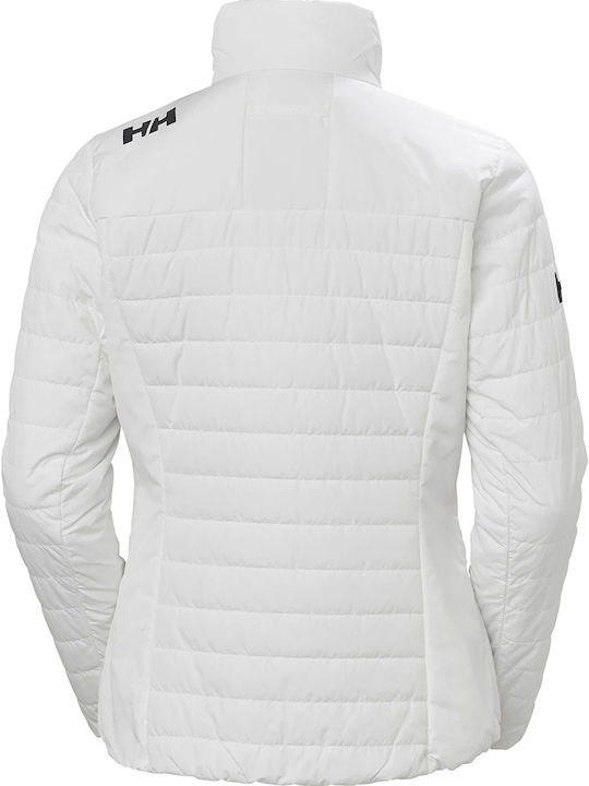 Insulator 2.0 Κοντό Γυναικείο Puffer Μπουφάν Αδιάβροχο για Χειμώνα Λευκό