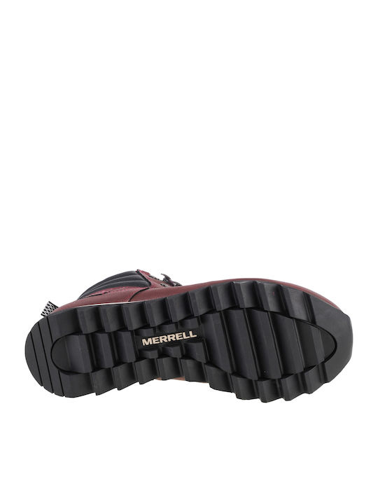 Merrell Alpine Hiker Γυναικεία Ορειβατικά Μποτάκια Κόκκινα