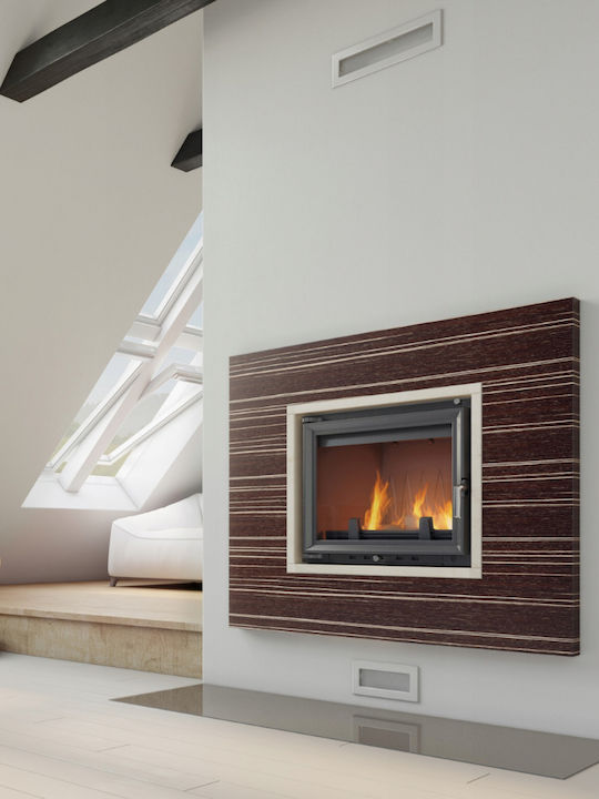 Kratki Antek PF Ενεργειακό Τζάκι Ξύλου 10kW Ίσιο με Ανοιγόμενη Πόρτα