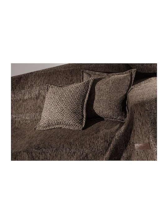 Guy Laroche Victor Ριχτάρι Πολυθρόνας Chenille 150x180εκ. Wenge 1133030222032
