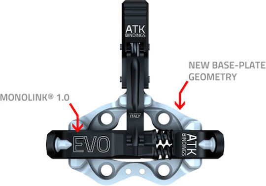 ATK SL Evo World Cup Ski Bindings in Black Color