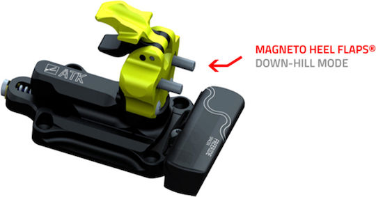 ATK Freeraider 14 2.0 Ski Bindings with Brake Width 97mm Black/Green