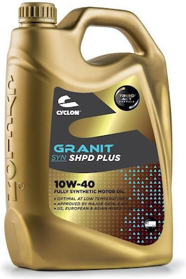 Cyclon Λάδι Αυτοκινήτου Granit Syn SHPD Plus 10W-40 4lt