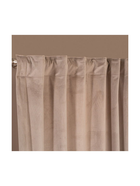 Teoran Curtain with Pencil Pleat Velvet 07 140x260cm